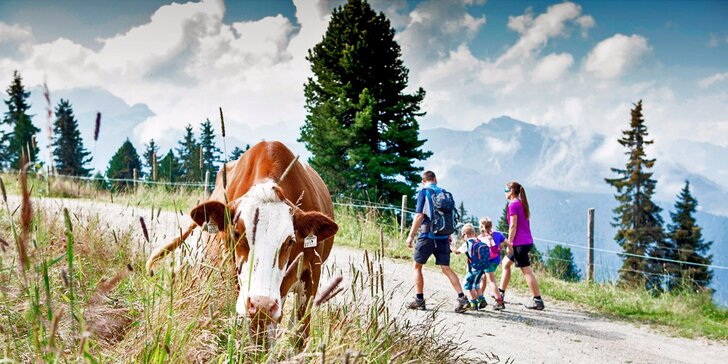 Letní pobyt v Tyrolsku: plná penze, wellness, 2 děti do 12,9 let zdarma
