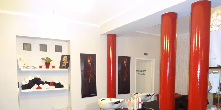 Kadeřnický baliček s barvou a střihem