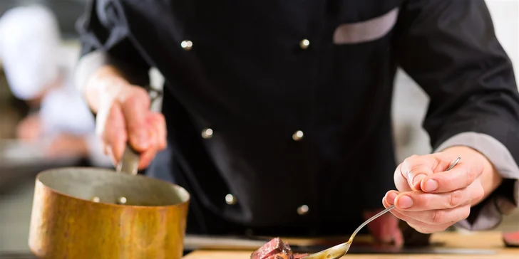 Degustační menu o 7 chodech podávané v restauraci LION