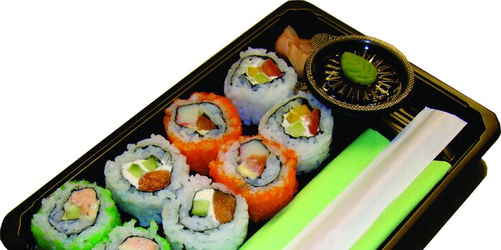 Čerstvé sushi s rozvozem až k vám domů nebo do kanceláře