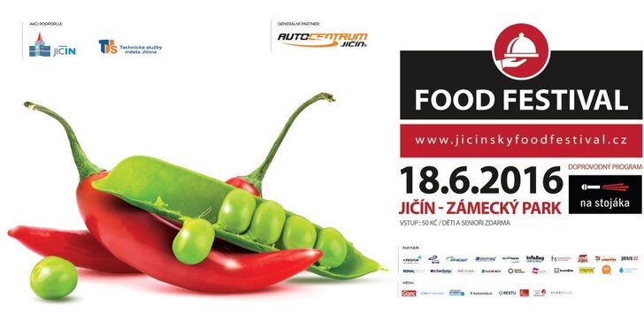 Za jídlem i zábavou: Dva lupeny na Jičínský Food Festival (18. 6.)