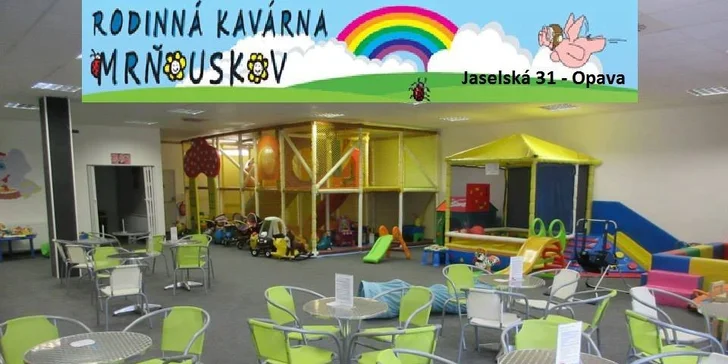 Jednotlivé vstupy i permanentky do rodinné kavárny s parádní hernou