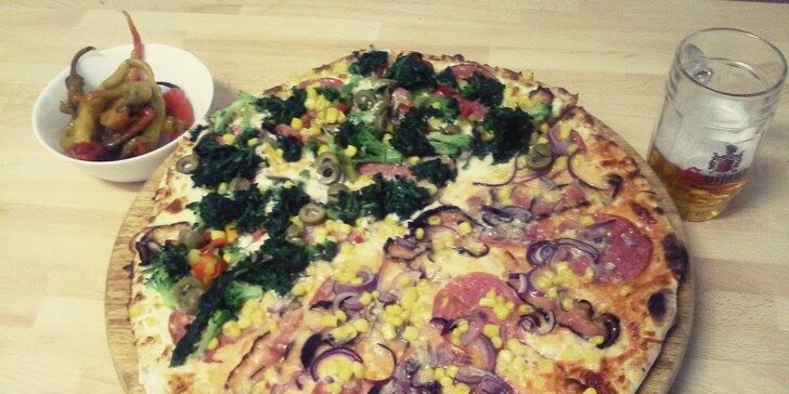 Zažeňte hlad po italsku: pizza o průměru 32 nebo 45 cm