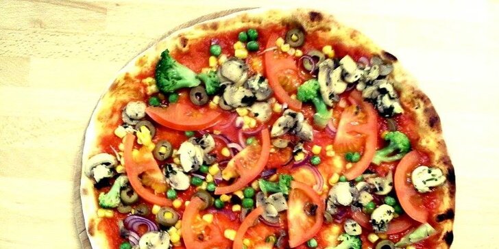 Zažeňte hlad po italsku: 1 nebo 2 pizzy ve dvou velikostech