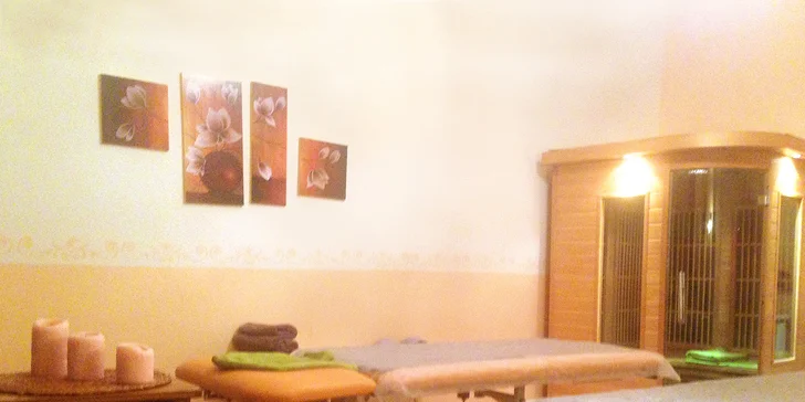 Každá procedura trvá 30 minut, to jsou celkem 2 hodiny nerušené relaxace.