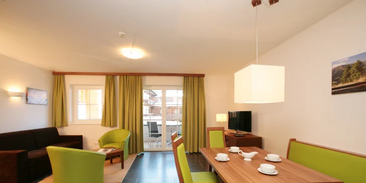 K apartmánom patrí balkón alebo terasa.