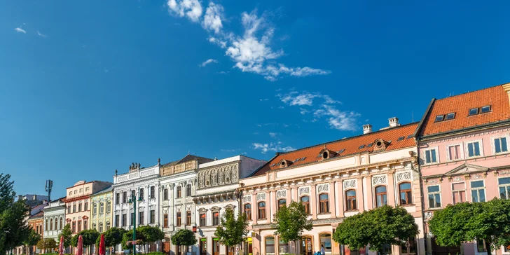 Hotel sa nachádza priamo v centre Prešova.