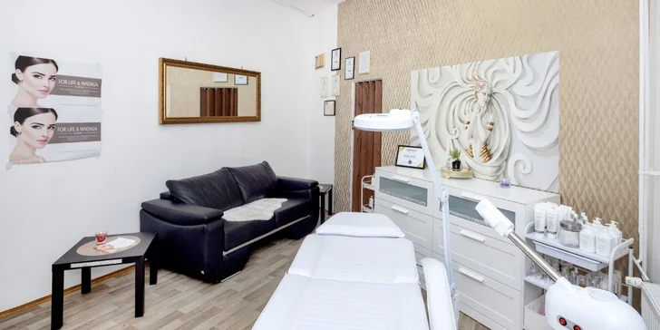 Ošetření probíhá v délce 60, 90, nebo rovnou 110 minut.