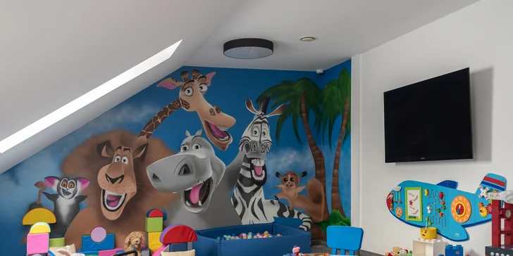 Majú tu aj parádnu herňu pre deti.