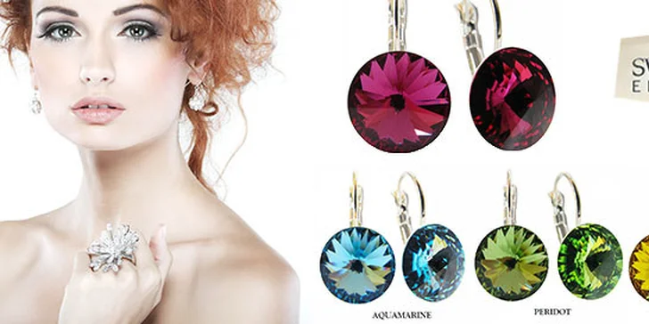 Najpopulárnejšie náušnice Swarovski Rivolky