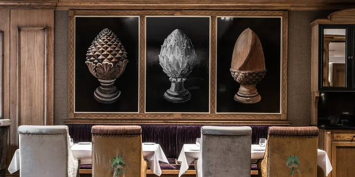 Restaurace je krásně zařízená, bude vám tu chutnat. 