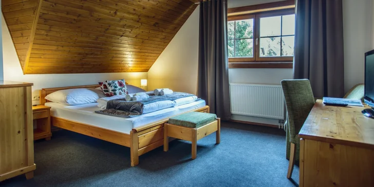 V nabídce jsou pokoje nebo apartmány.