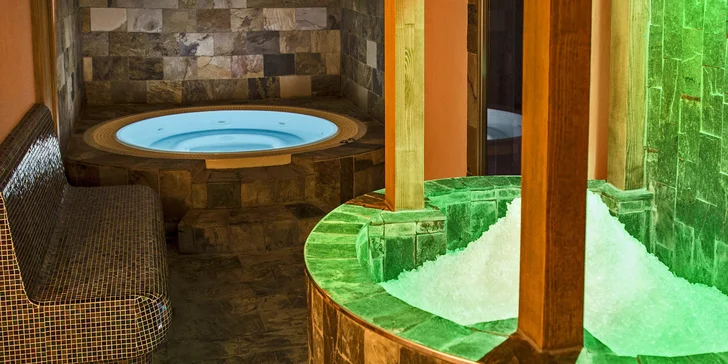 Aktivní relaxace ve vyhlášeném hotelu Bouda Máma s wellness i polopenzí