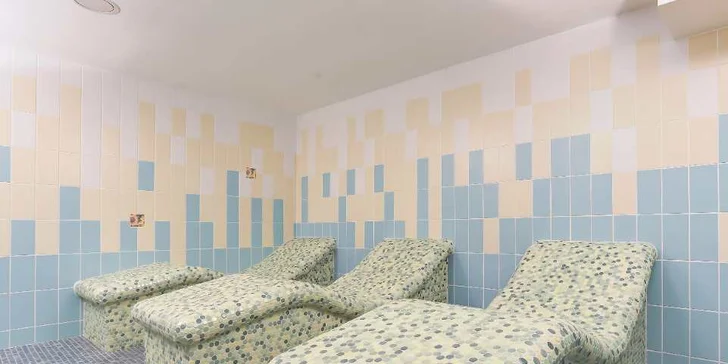 V hotelu je pěkné wellness centrum, kam si v rámci voucheru samozřejmě přijdete odpočinout. 