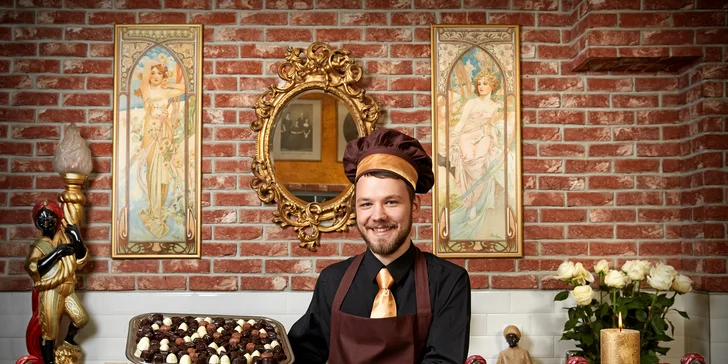 V areálu je také Málkova čokoládovna, kde zdarma ochutnáte dobroty místní výroby.