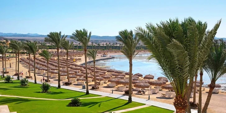 Resort čerpá vizuální inspiraci z tradiční núbijské a orientální architektury. 