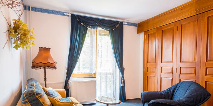 Na výběr je také prostornější apartmá.