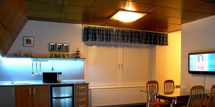 Všechny apartmány jsou komfortně vybavené...