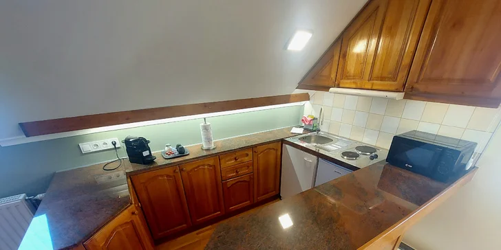 V plne vybavenej kuchynke uvaríte čokoľvek, na čo budete mať práve chuť.