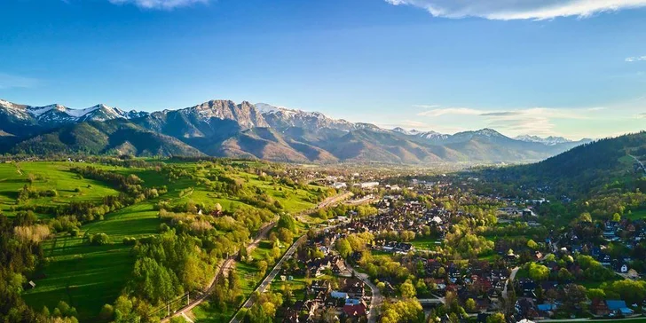 V Zakopaném budete moci vyjet pozemní lanovkou na vrchol Gubałówka.