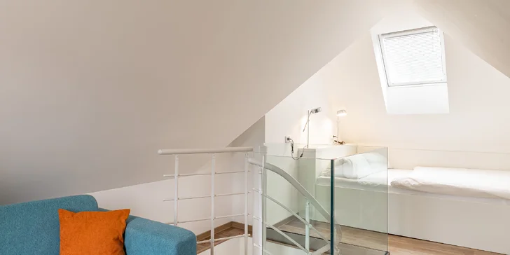 Samozřejmostí je televize a Wi‑Fi připojení. (Apartmán č.2)