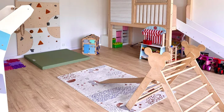Vaše dítko se dostatečně vyřádí a vy si zatím v klidu vypijete dobrou kávu. 