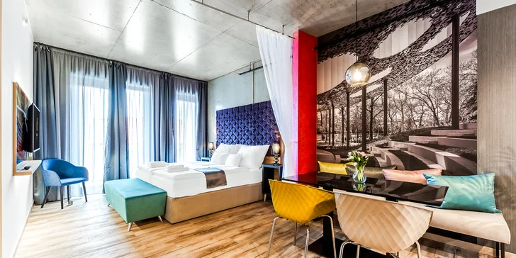 Ubytovaní budete v Deluxe apartmáne vhodnom pre 4 dospelé osoby alebo rodiny s deťmi.
