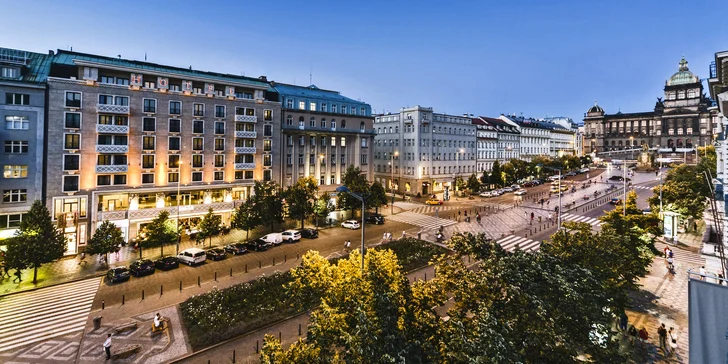 5* pobyt v centru Prahy: hotel přímo na Václavském náměstí, snídaně i prohlídka muzea