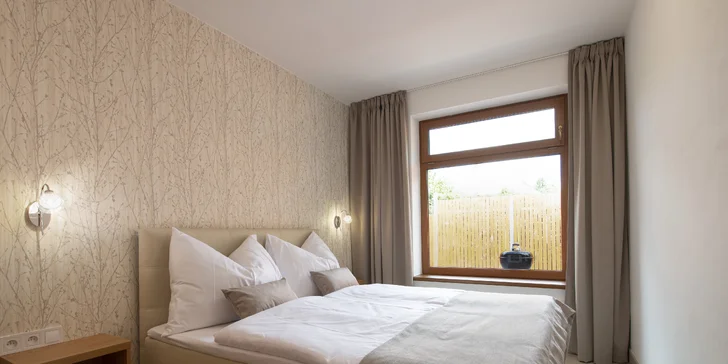 Za příplatek můžete vzít i svého pejska (rodinný apartmán se dvěma ložnicemi).
