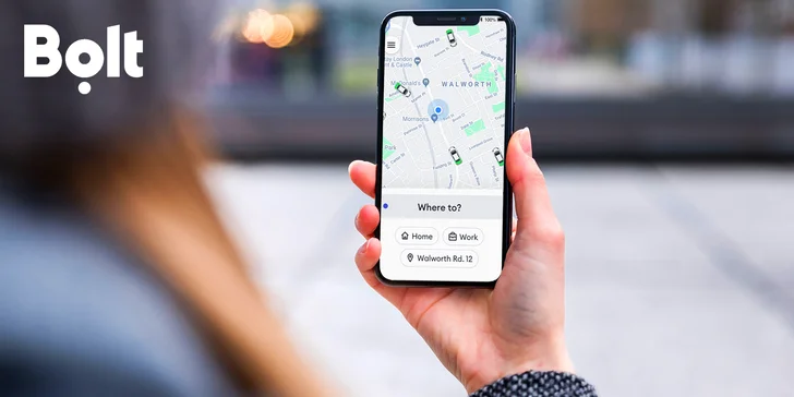 Promo kód ve výši 250 Kč na první jízdu s Bolt (Taxify)
