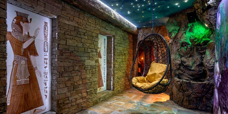 Privátní sauna obohacená o mořské klima a slaný bazén ve skalním chrámu vč. drinku Piña Colada pro 2 osoby