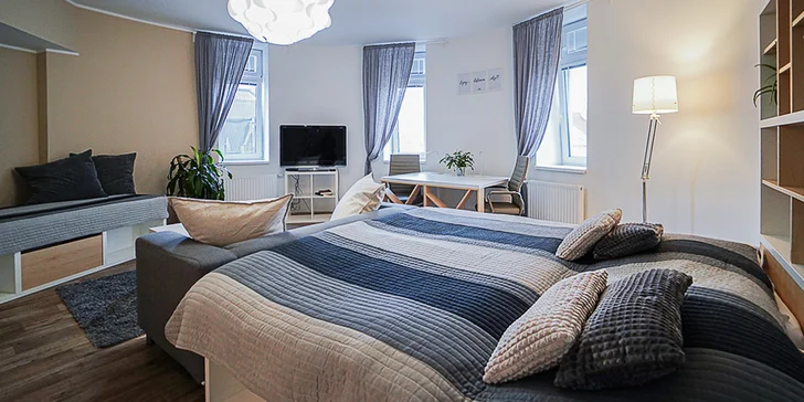 Přímo naproti budově Národního divadla vás přivítá krásný hotel Kampus Palace. 