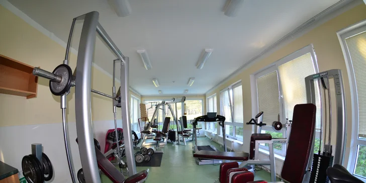 V ceně pobytu máte i neomezený vstup do hotelového fitness.