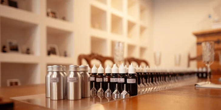 Na místě si připravíte 30ml parfém.