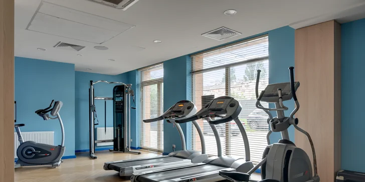 V rámci wellness je přístupné i fitness.