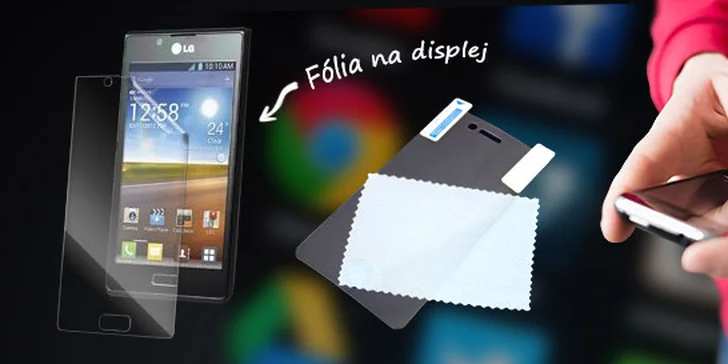 Ochranná fólia na mobil aj s nalepením