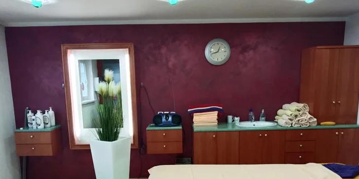 Můžete si tu připlatit masáž.