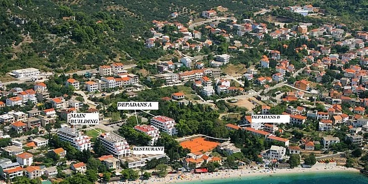 7 nocí v Gradacu: polopenze, vlastní nebo autobusová doprava, dítě zdarma