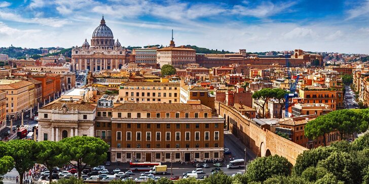 5denní poznávací zájezd do Říma s koupáním u moře: 2x ubytování se snídaní