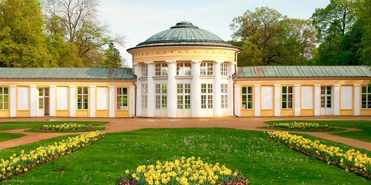 Odpočinek v klidné části Mariánských Lázní: wellness procedury a polopenze