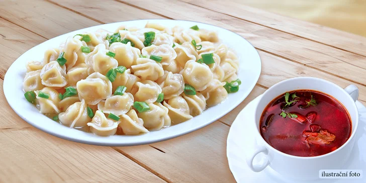Poctivý boršč + pelmeně či varenyky: chutné menu z Ruska i Ukrajiny