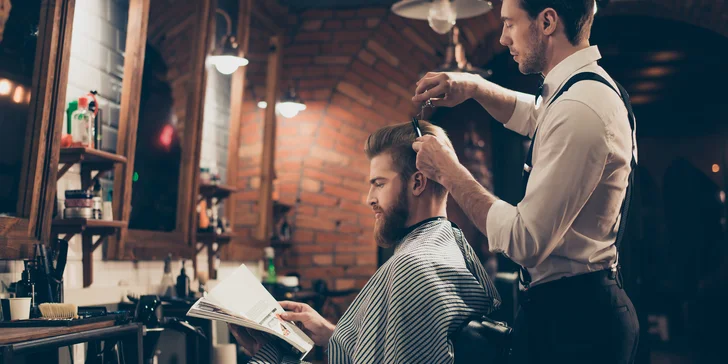 Barber péče pro pány: střih i úprava vousů a kompletní balíček