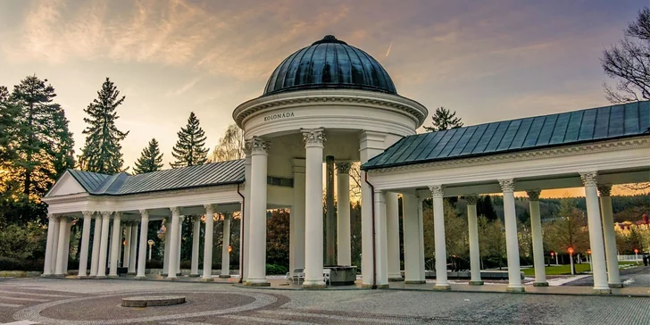3 až 15 dní relaxace v centru Mariánských Lázní s polopenzí a procedurami