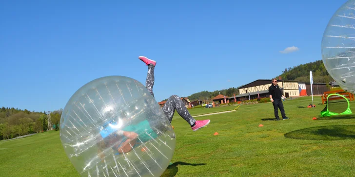 Vyzkoušejte Body Zorbing – adrenalinovou koulovanou pro partu nadšenců