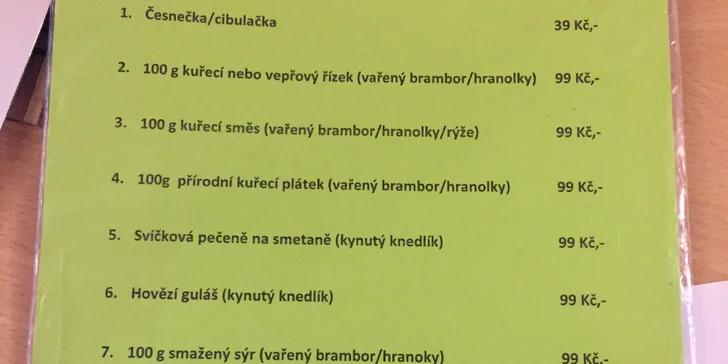 Skočte si na oběd: Minutky nebo hotovky ve vinárně Ořechovka
