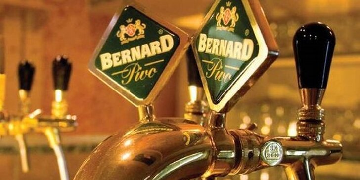 Letní osvěžení: 3 nebo 5 piv Bernard ve stylovém baru Indián