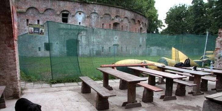 Paintball v neředínské pevnosti: 3hodinová hra s přáteli i kolegy