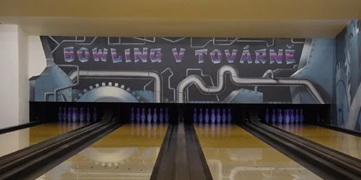 Dvě hodiny bowlingu včetně zapůjčení bot