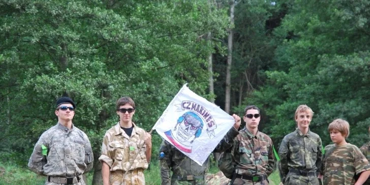 Paintballový, cyklistický nebo rybářský dětský tábor v Jizerkách