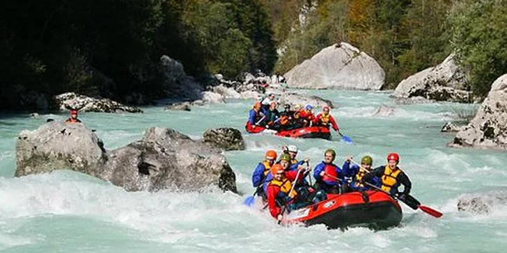 Báječný 4denní rafting na řece Soča ve Slovinsku